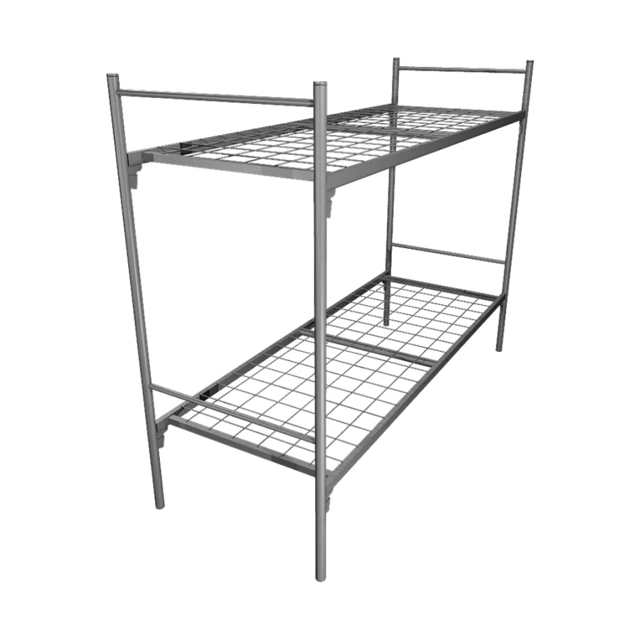 Кровать металлическая двухъярусная 70×190, 1 перемычка МКС-2 эконом
